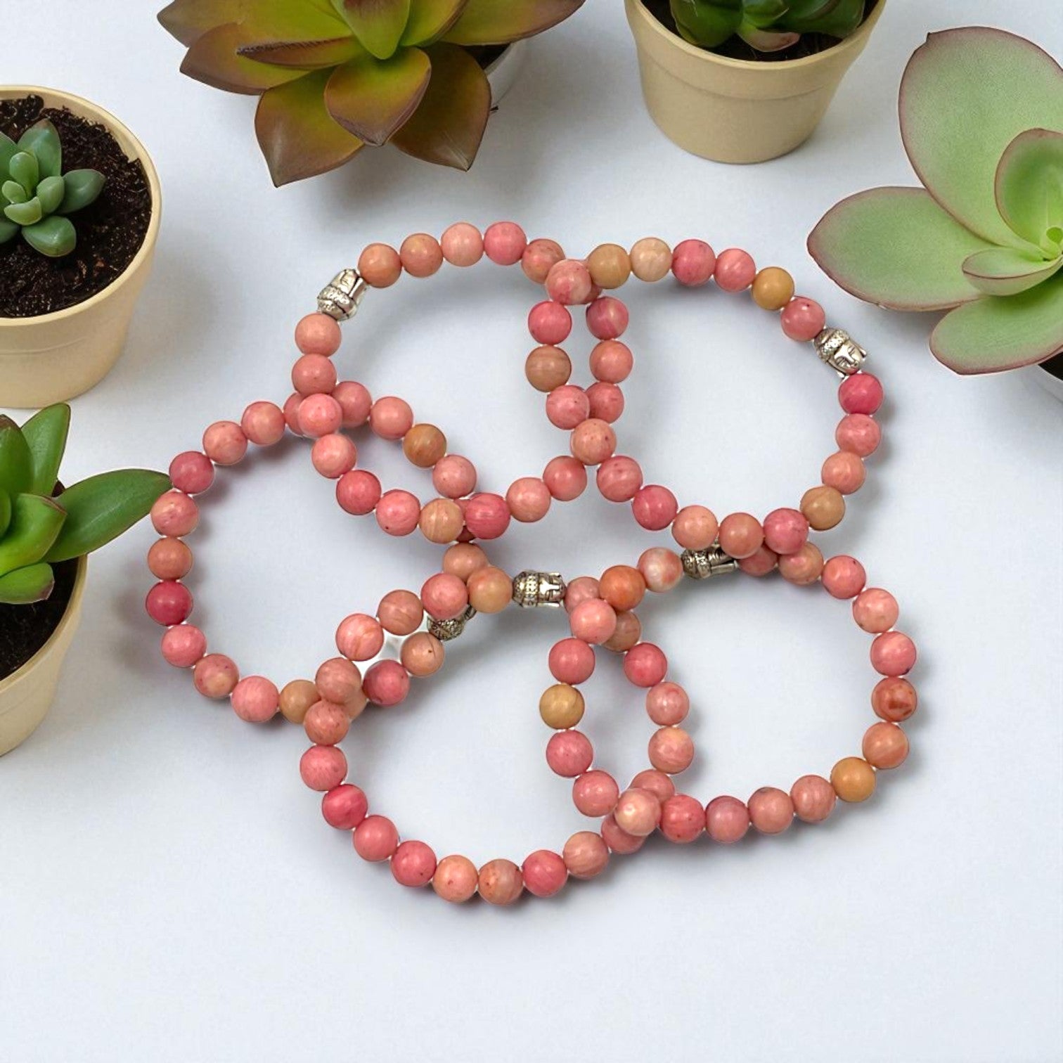 Rhodochrosite Bracelet 8mm
