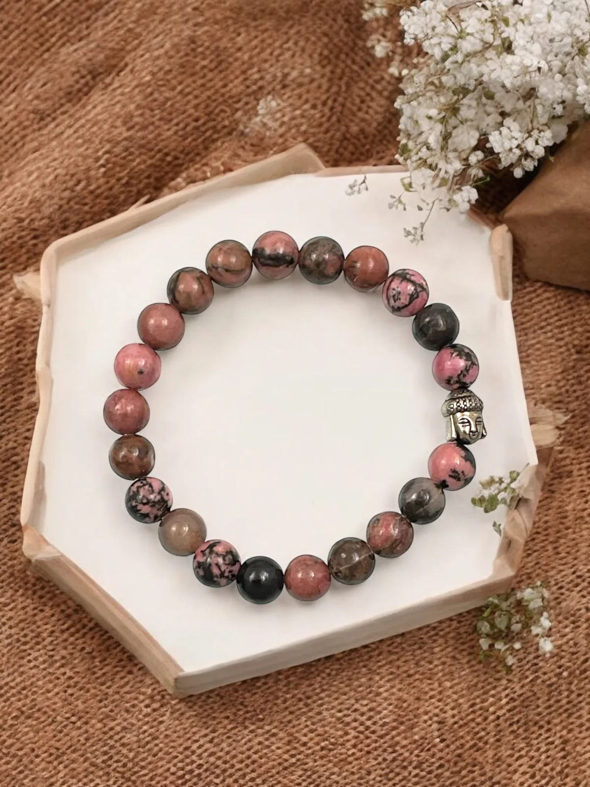 Rhodonite Bracelet 8mm