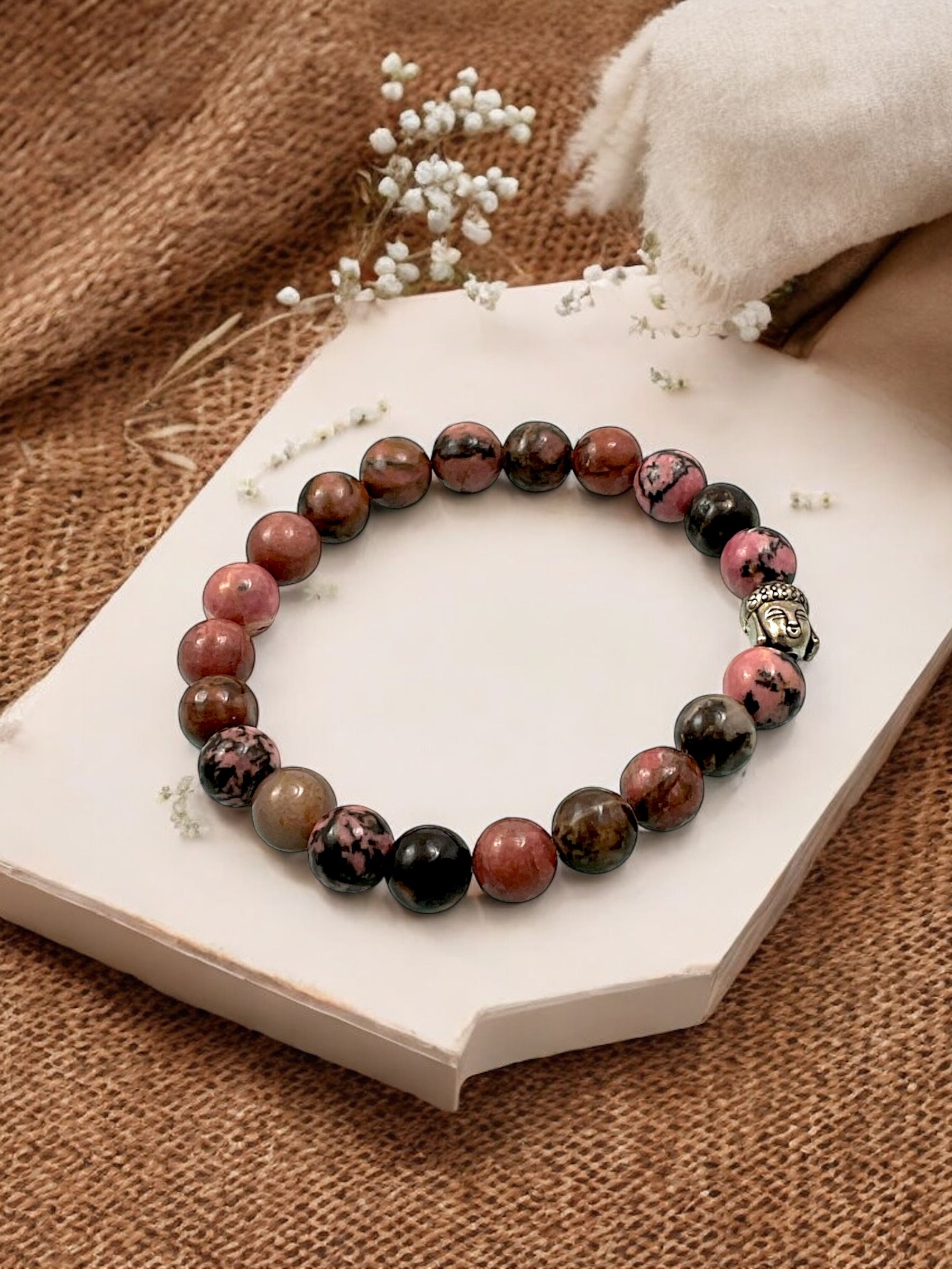 Rhodonite Bracelet 8mm