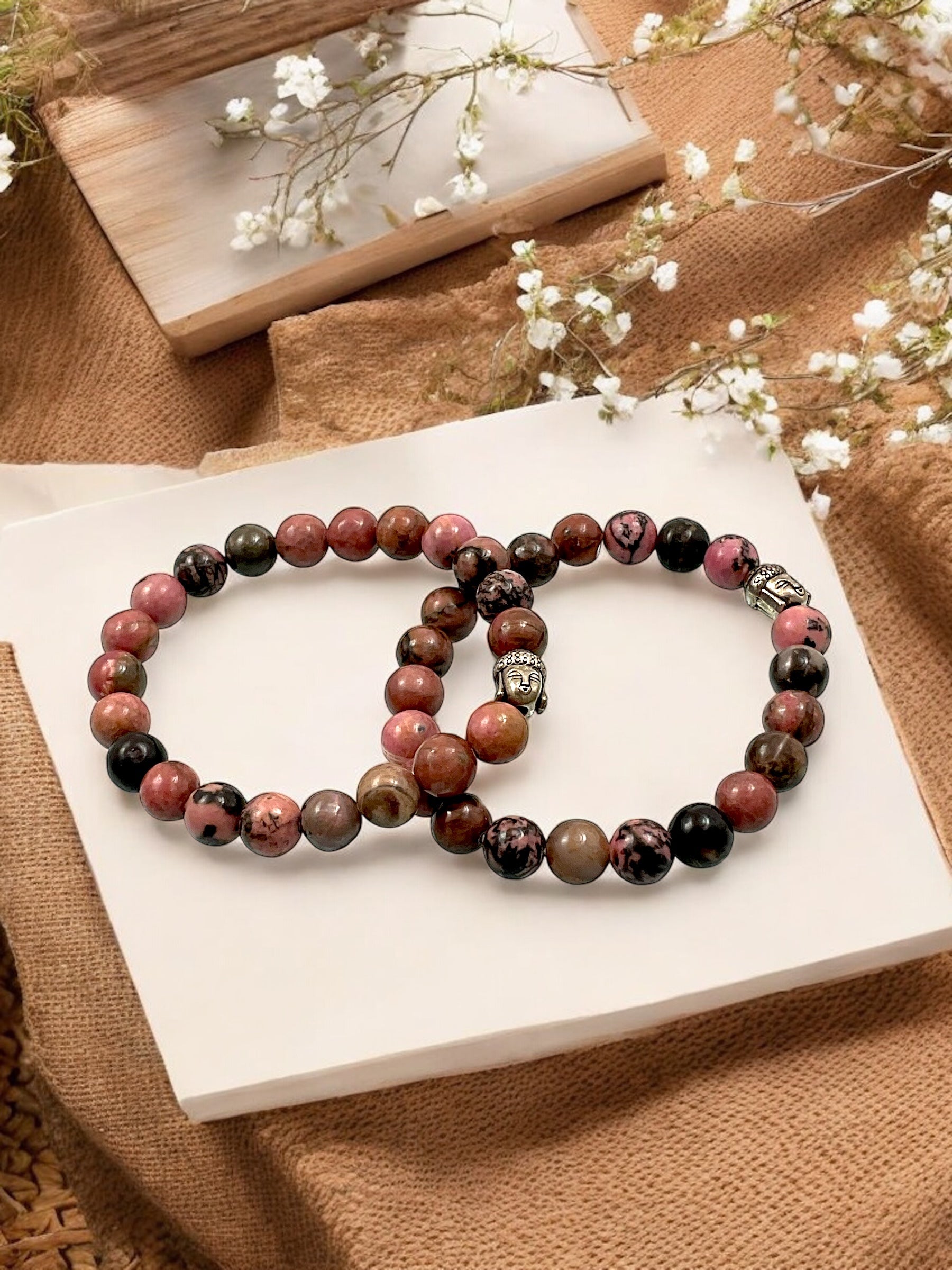 Rhodonite Bracelet 8mm