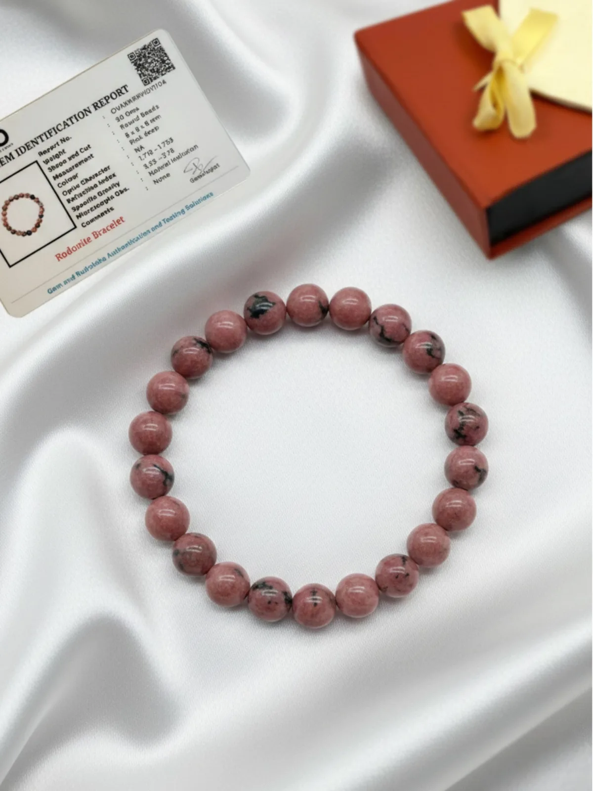 Rhodonite Bracelet 8mm
