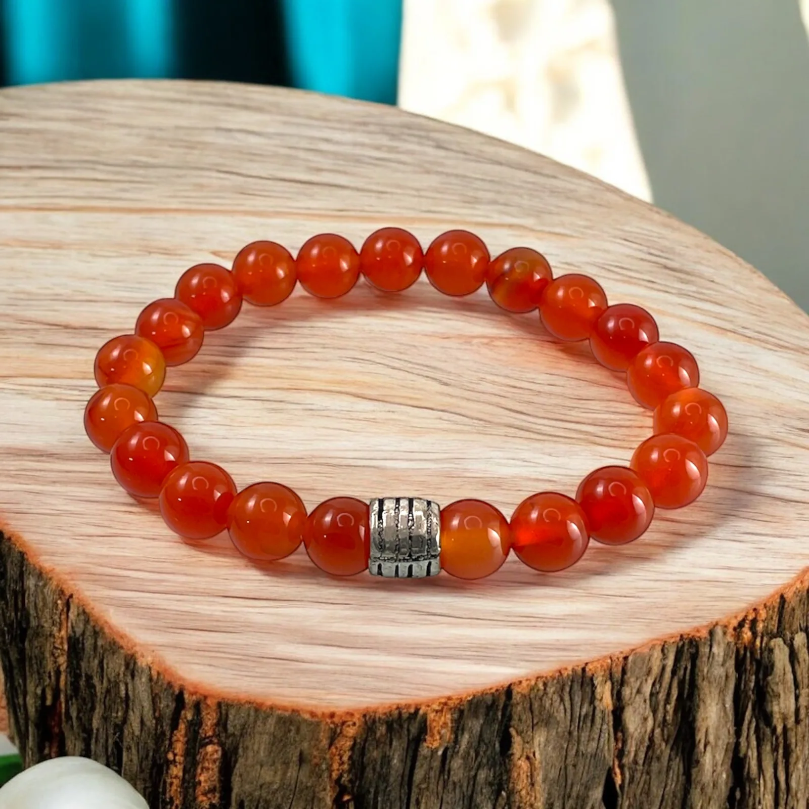 Carnelian Bracelet 8 mm