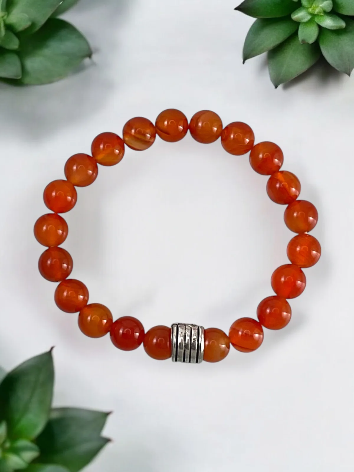 Carnelian Bracelet 8 mm