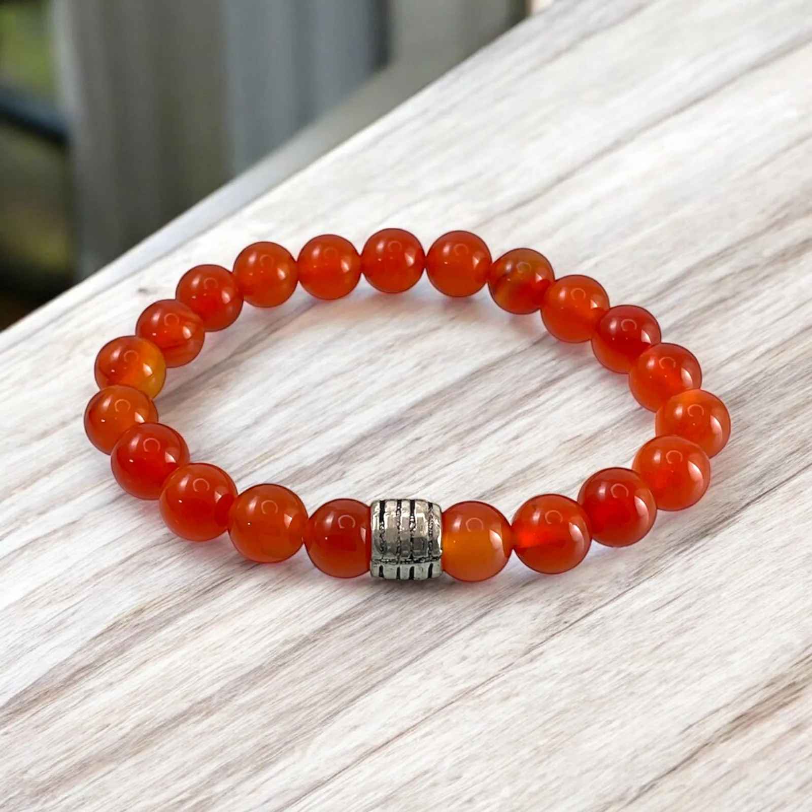 Carnelian Bracelet 8 mm