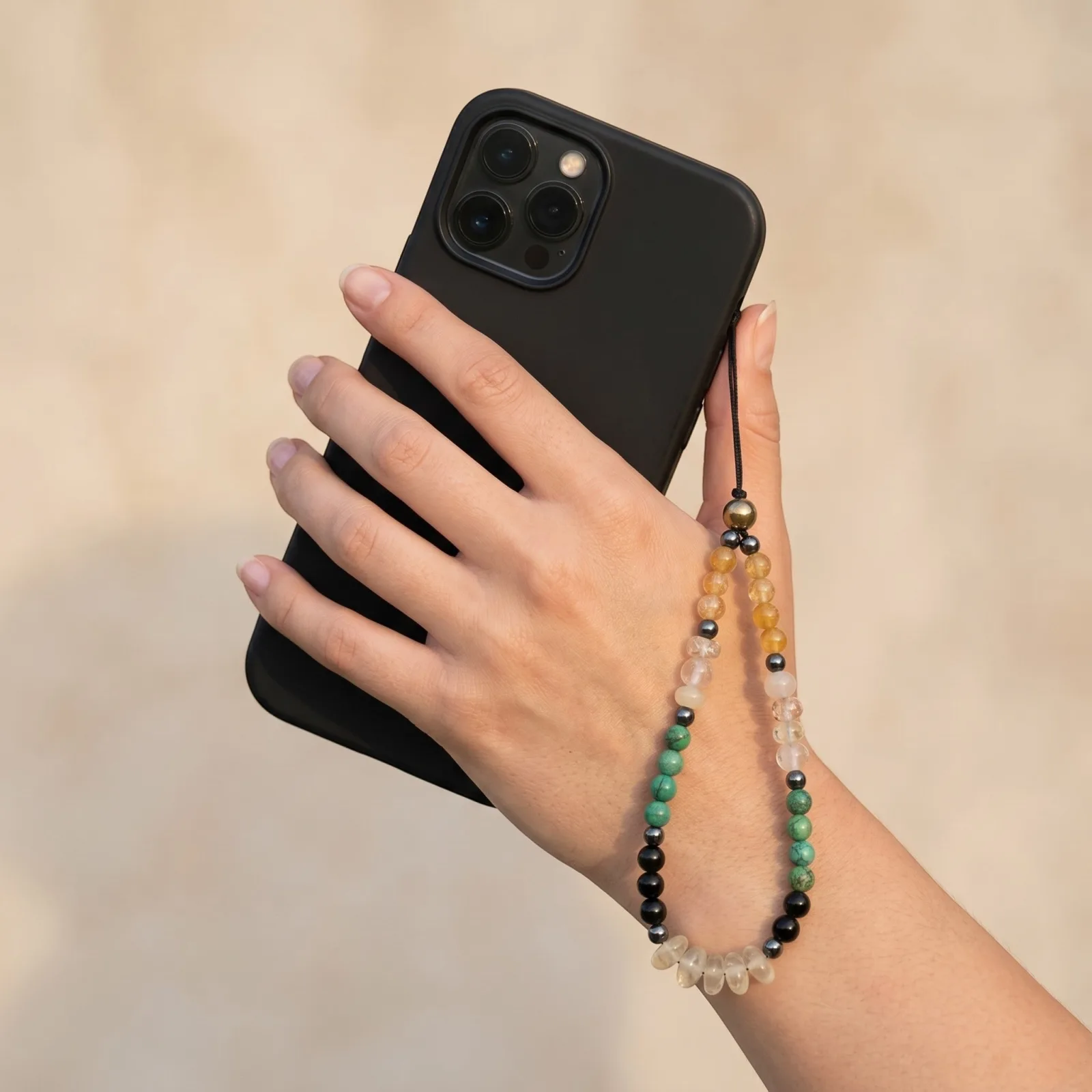 Premium Natural Stone Phone Hanging