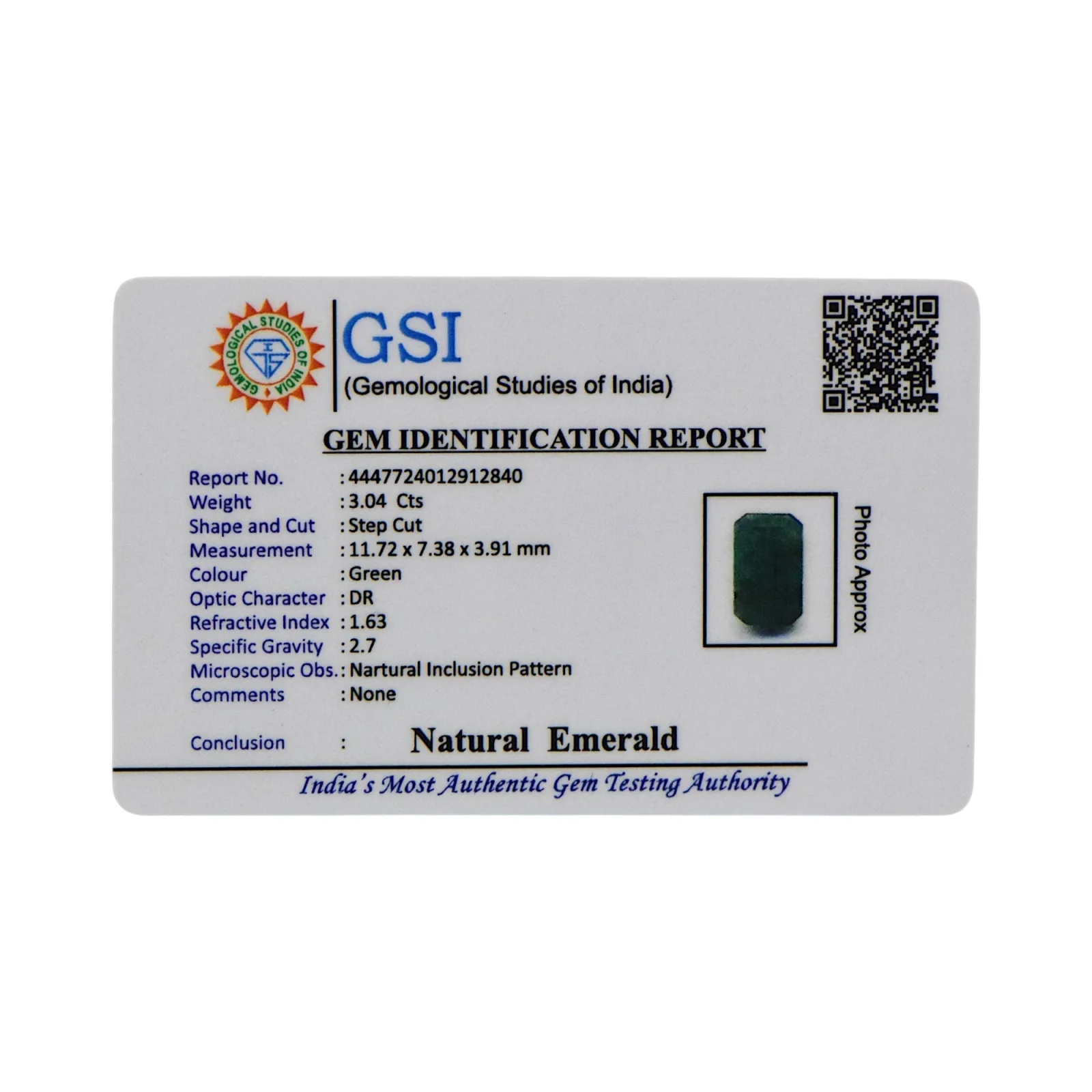 Emerald - 3.04 Carat