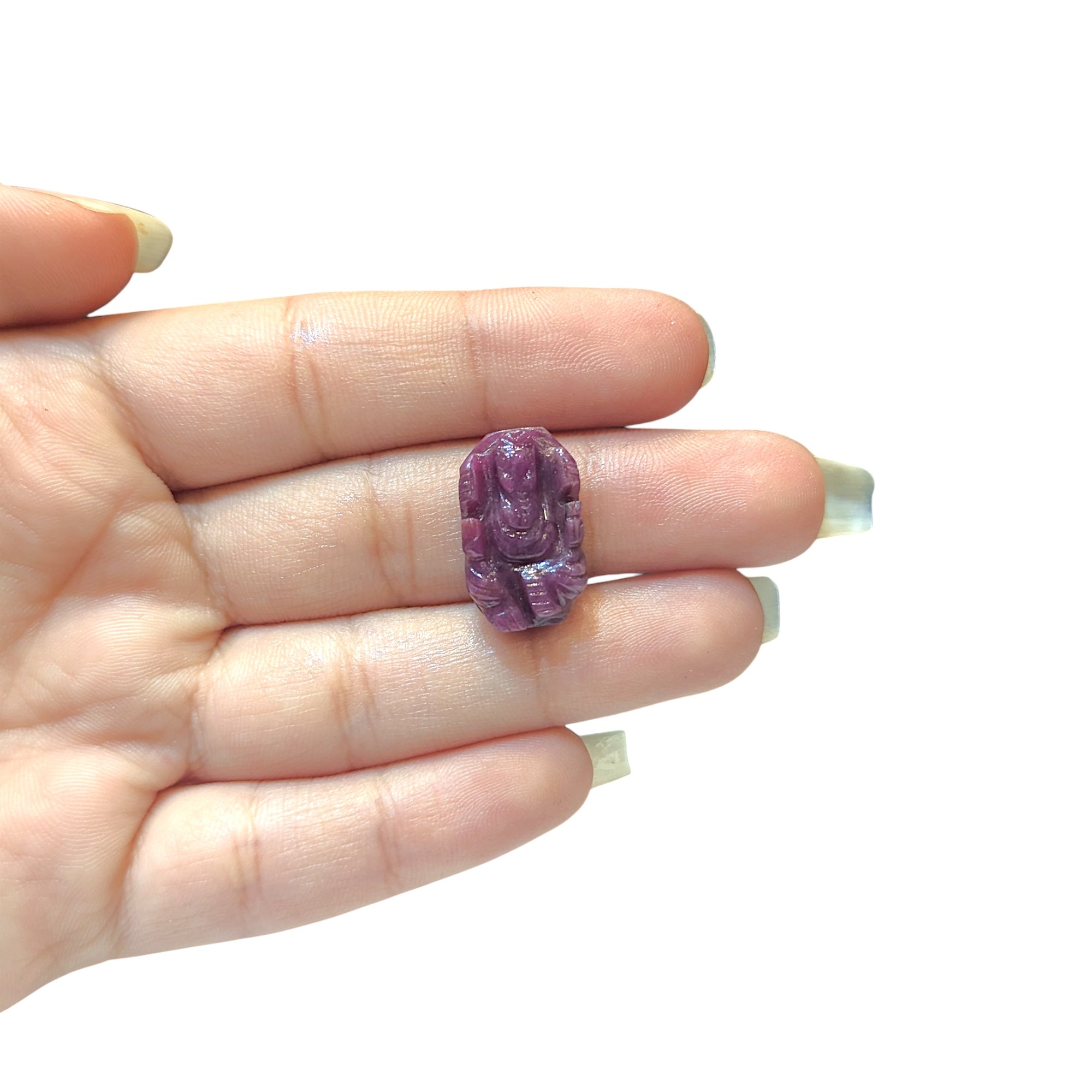 Ruby Ganesha - 19.52 Carat