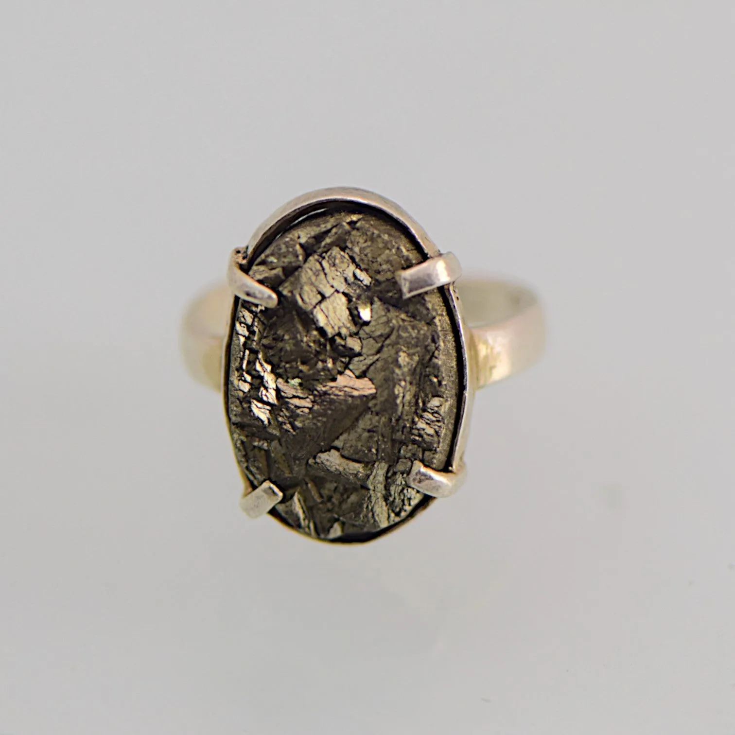 Golden Pyrite Money Magnet Ring / Money,Wealth & Abundance