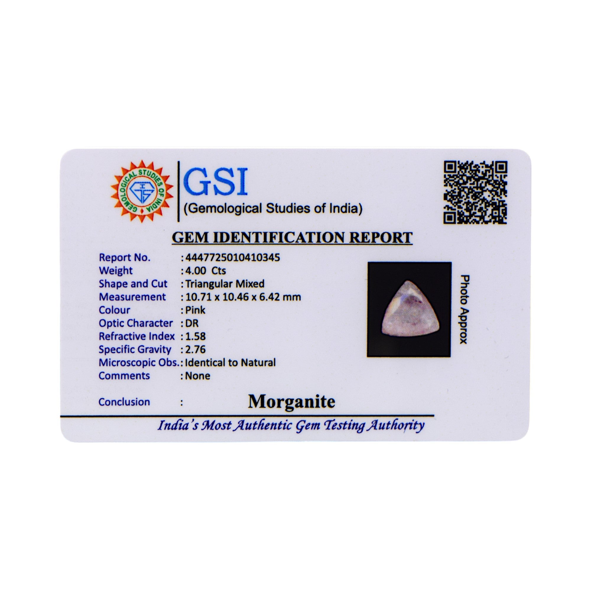 Morganite - 4 Carat