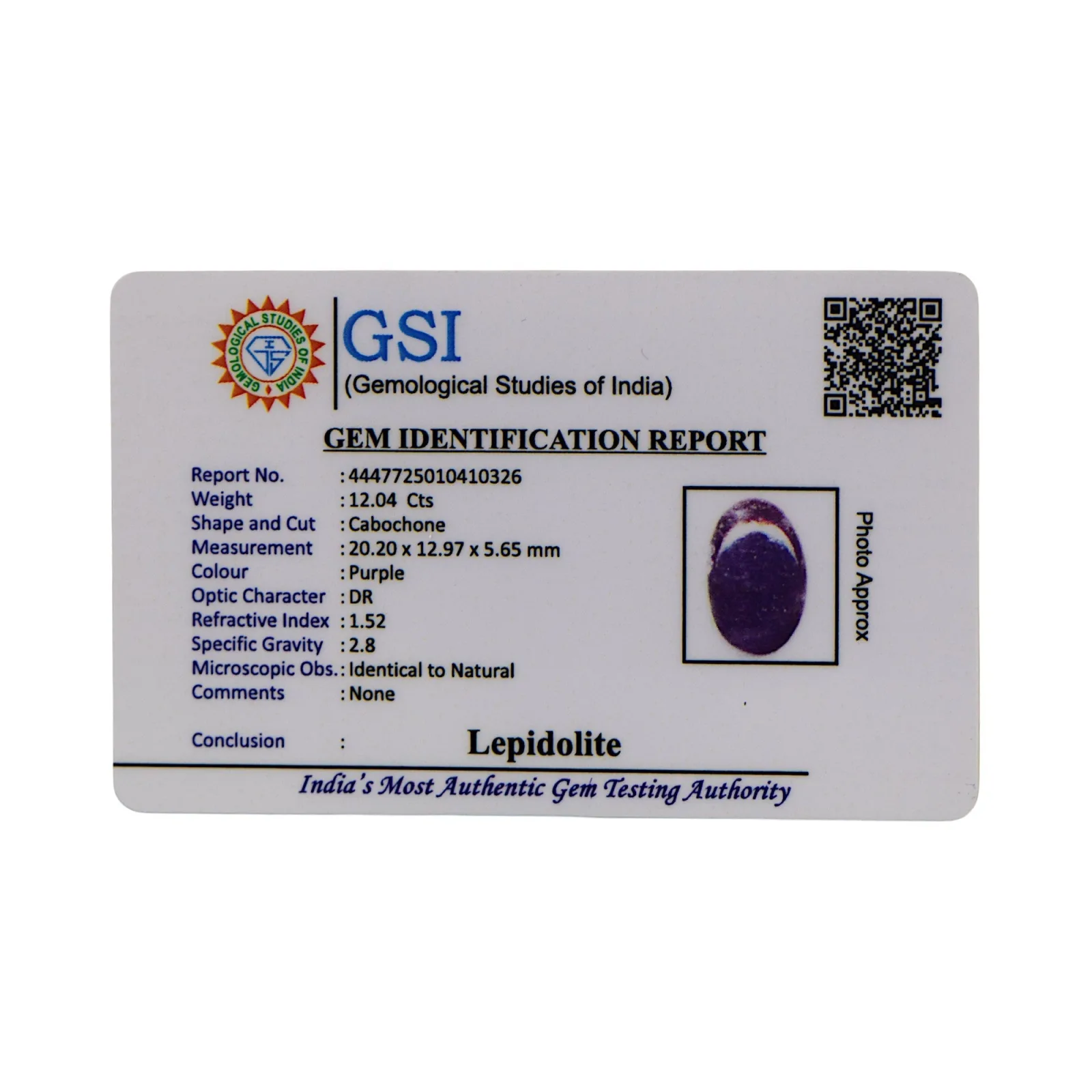Lepidolite - 12.04 Carat