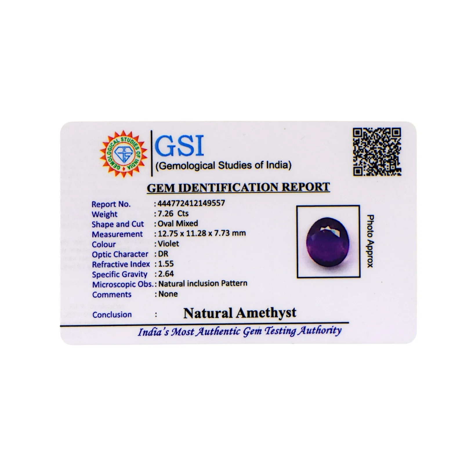 Amethyst - 7.26 Carat