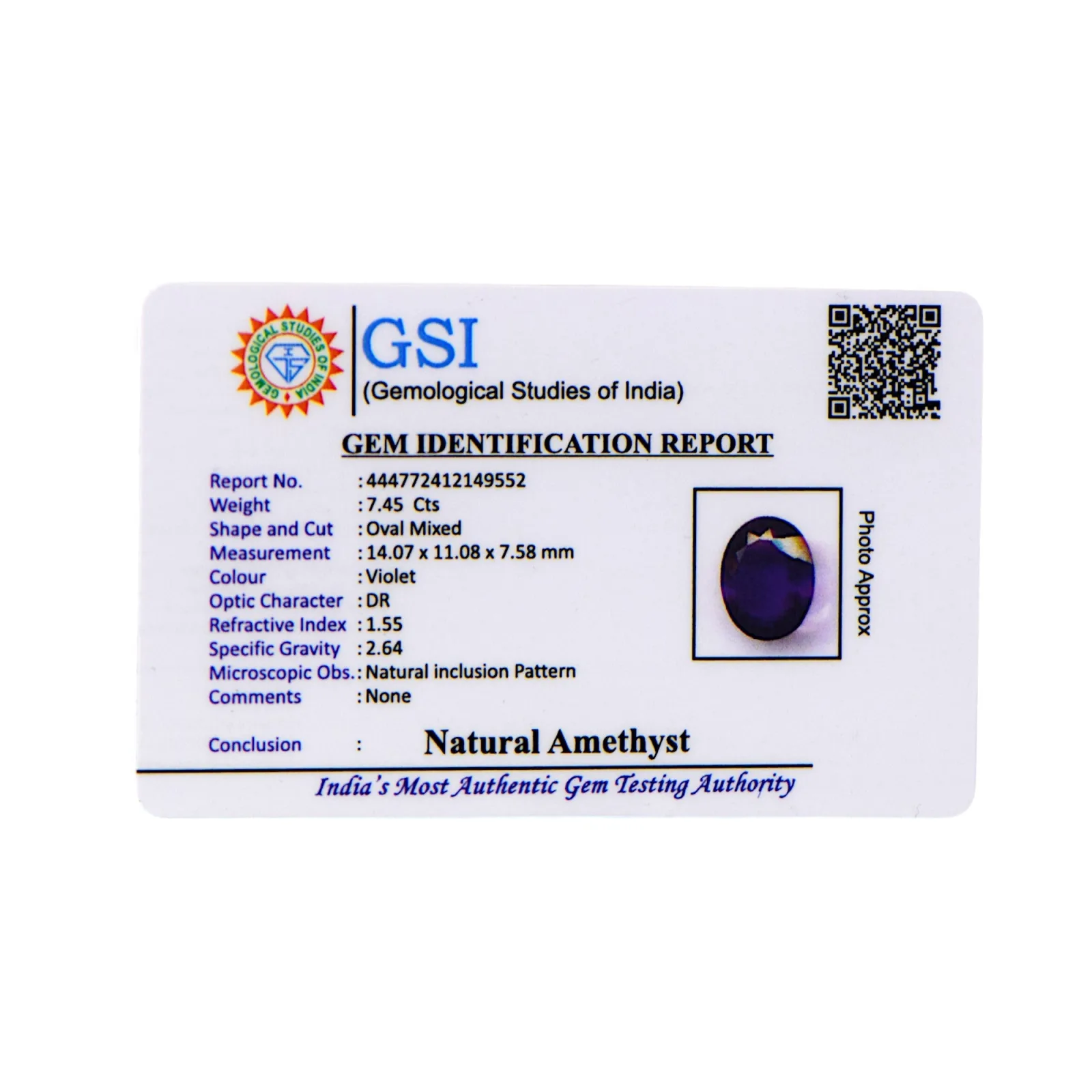 Amethyst - 7.45 Carat