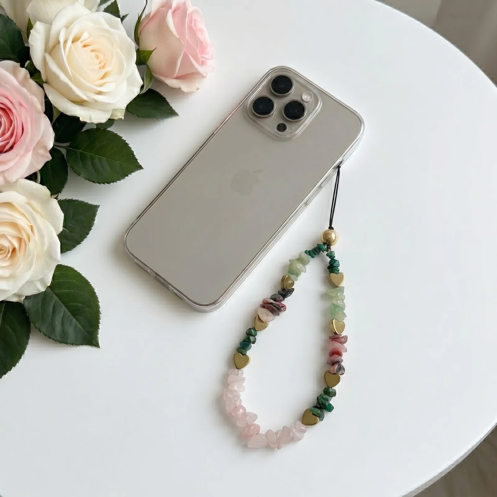 Natural Multi Stone Moblie Hanging