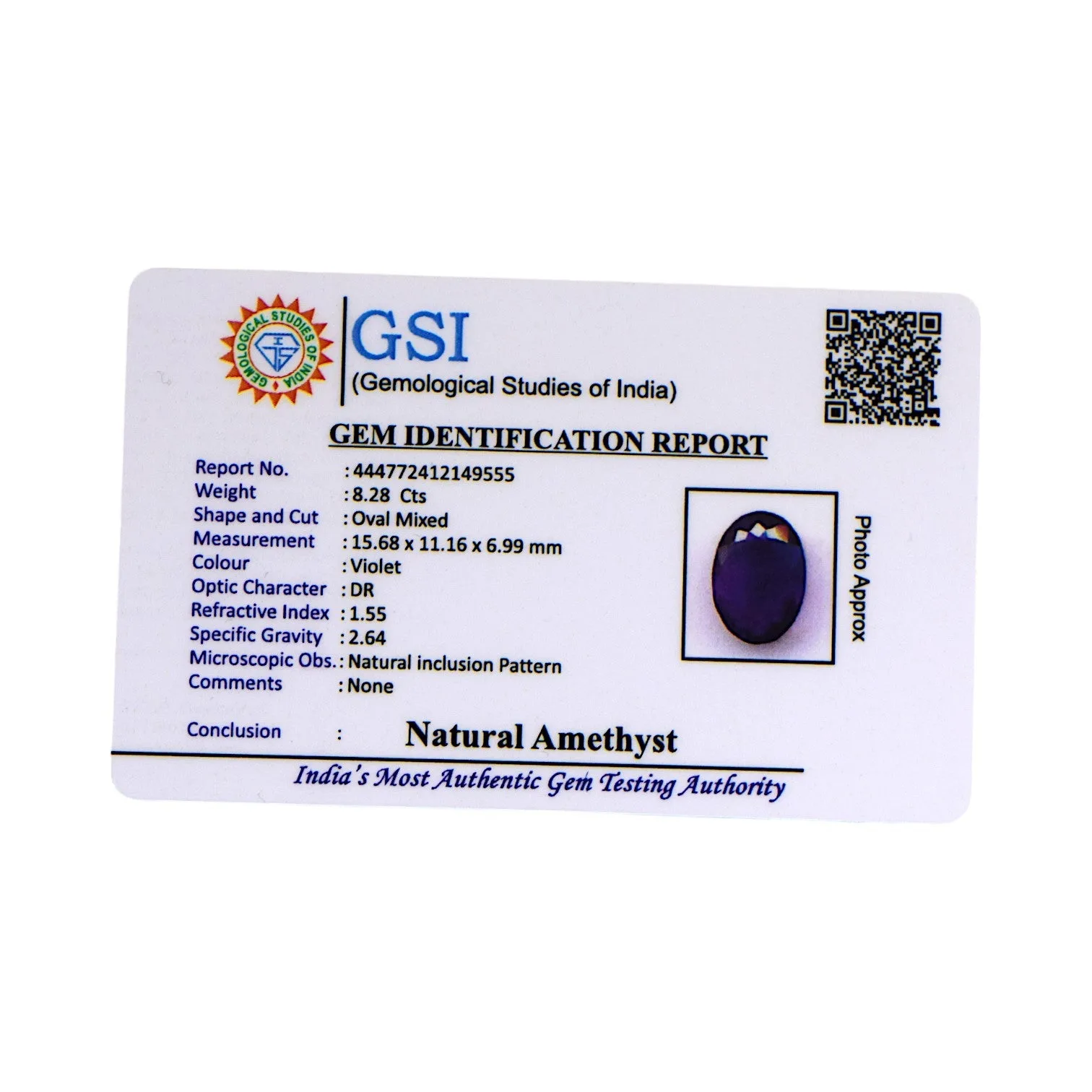 Amethyst - 8.28 Carat