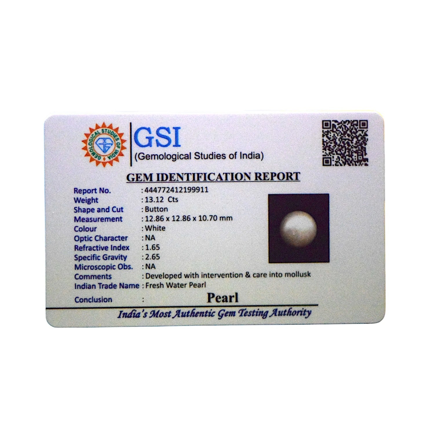 Fresh Water Pearl - 13.12 Carat