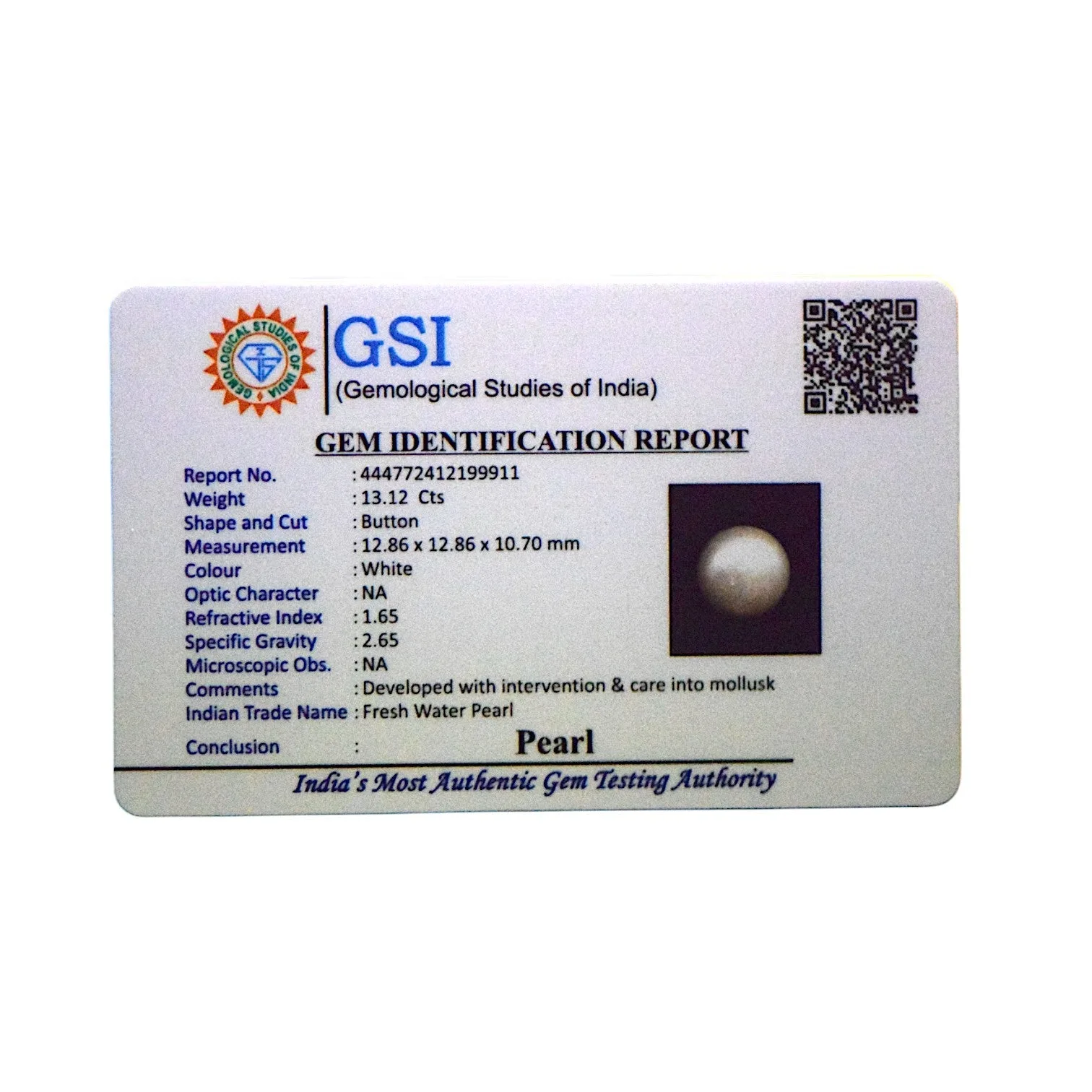 Fresh Water Pearl - 13.12 Carat