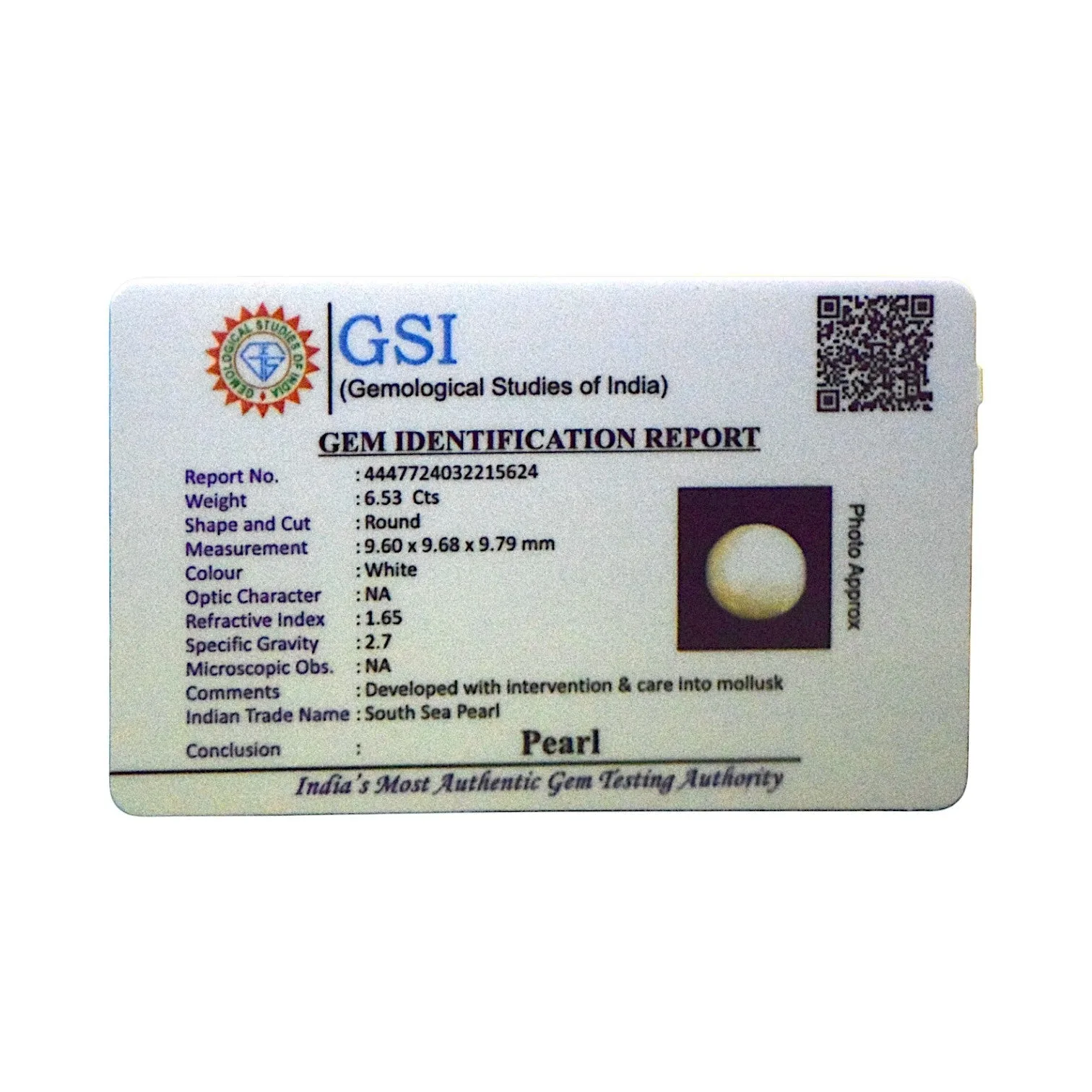 South Sea Pearl - 6.53 Carat