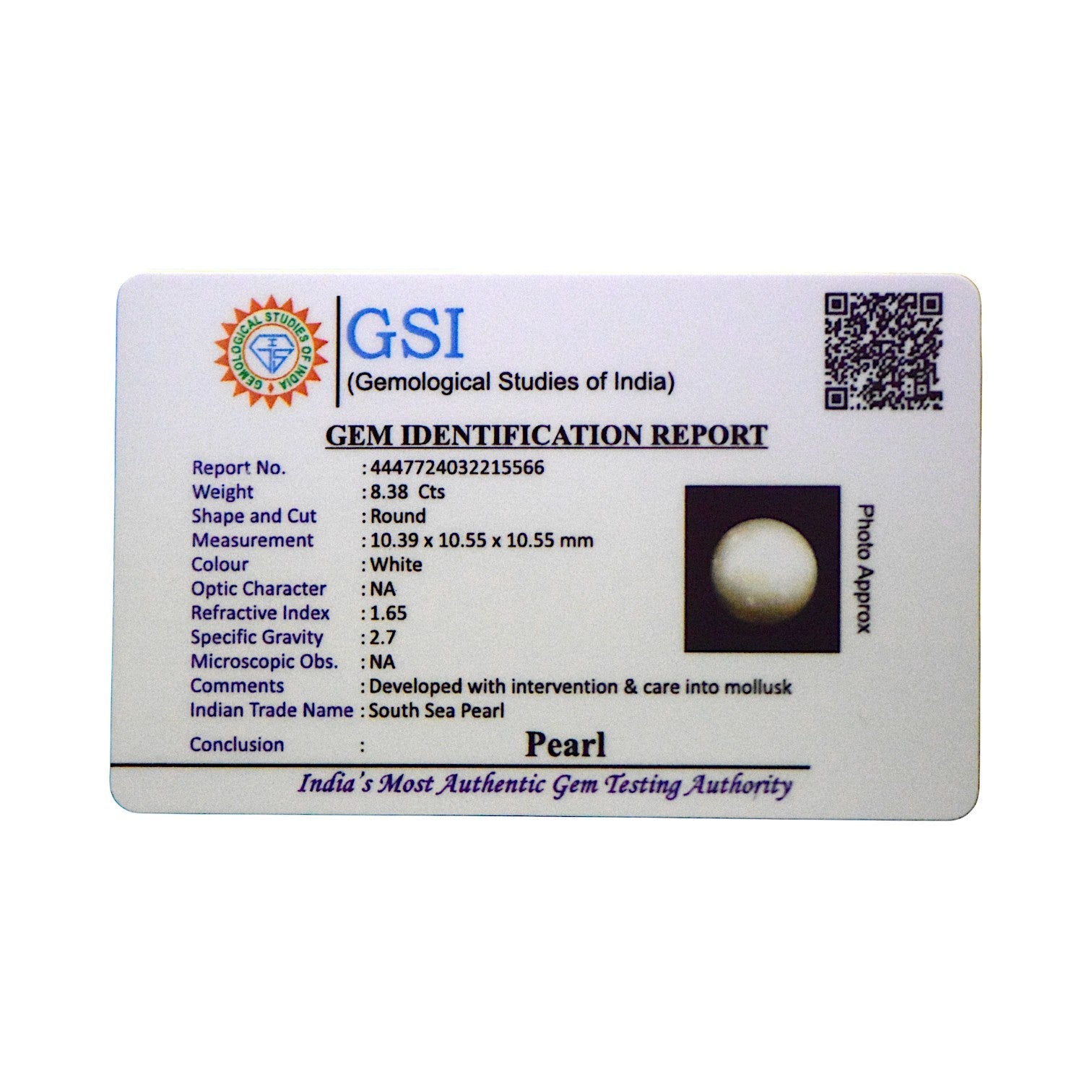 South Sea Pearl - 8.38 Carat