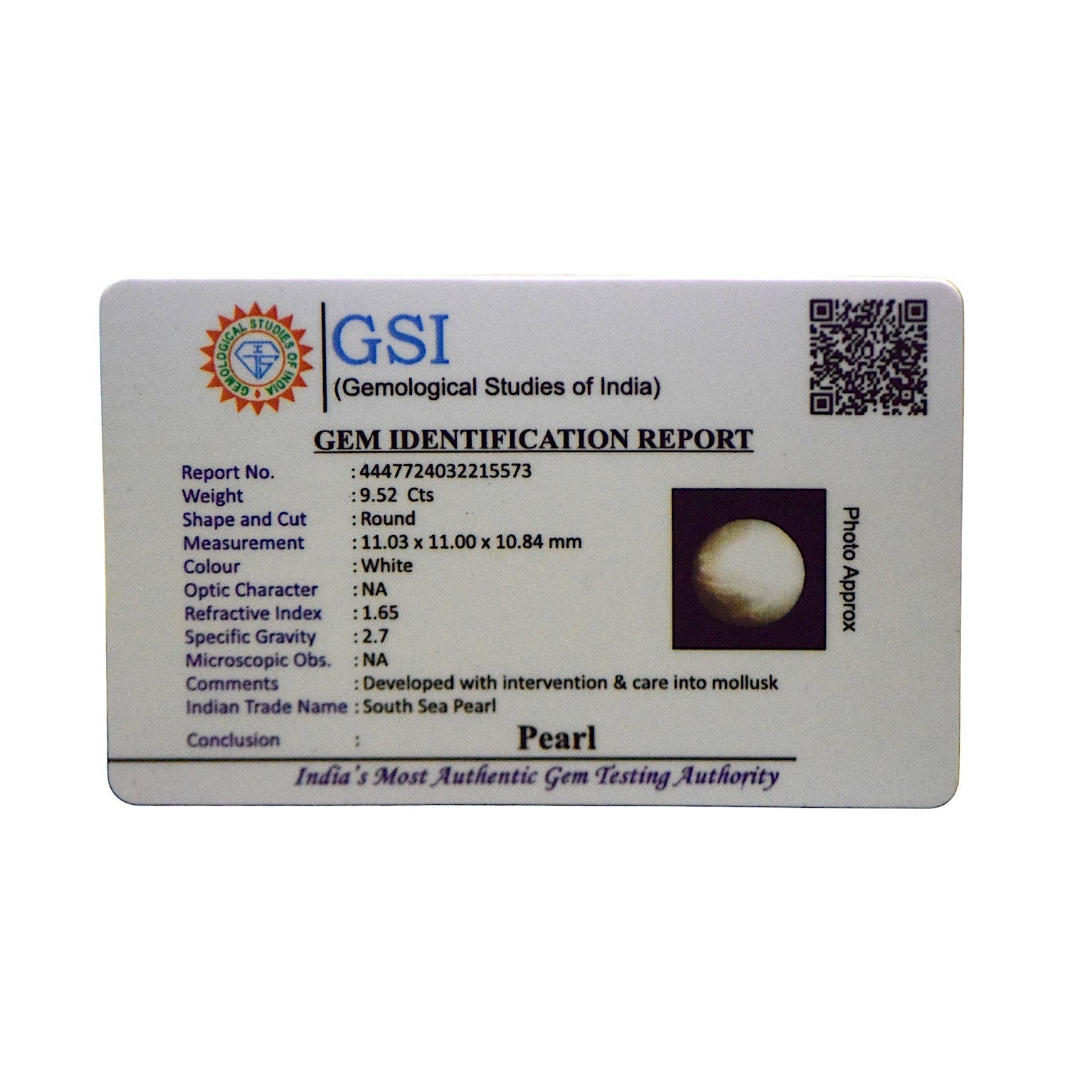 South Sea Pearl - 9.52 Carat