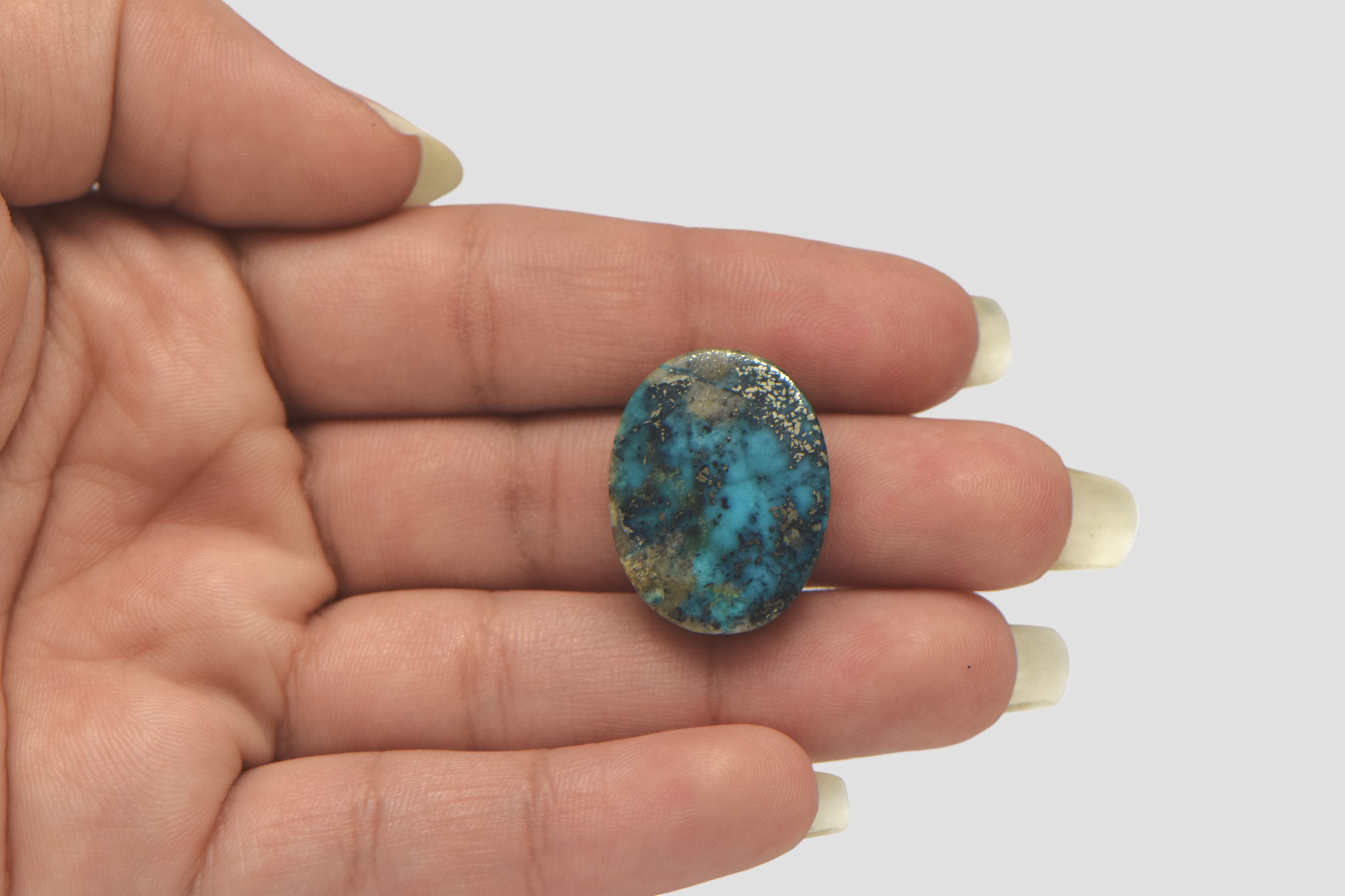 Irani Turquoise - 21.15 Carat / AA-Quality