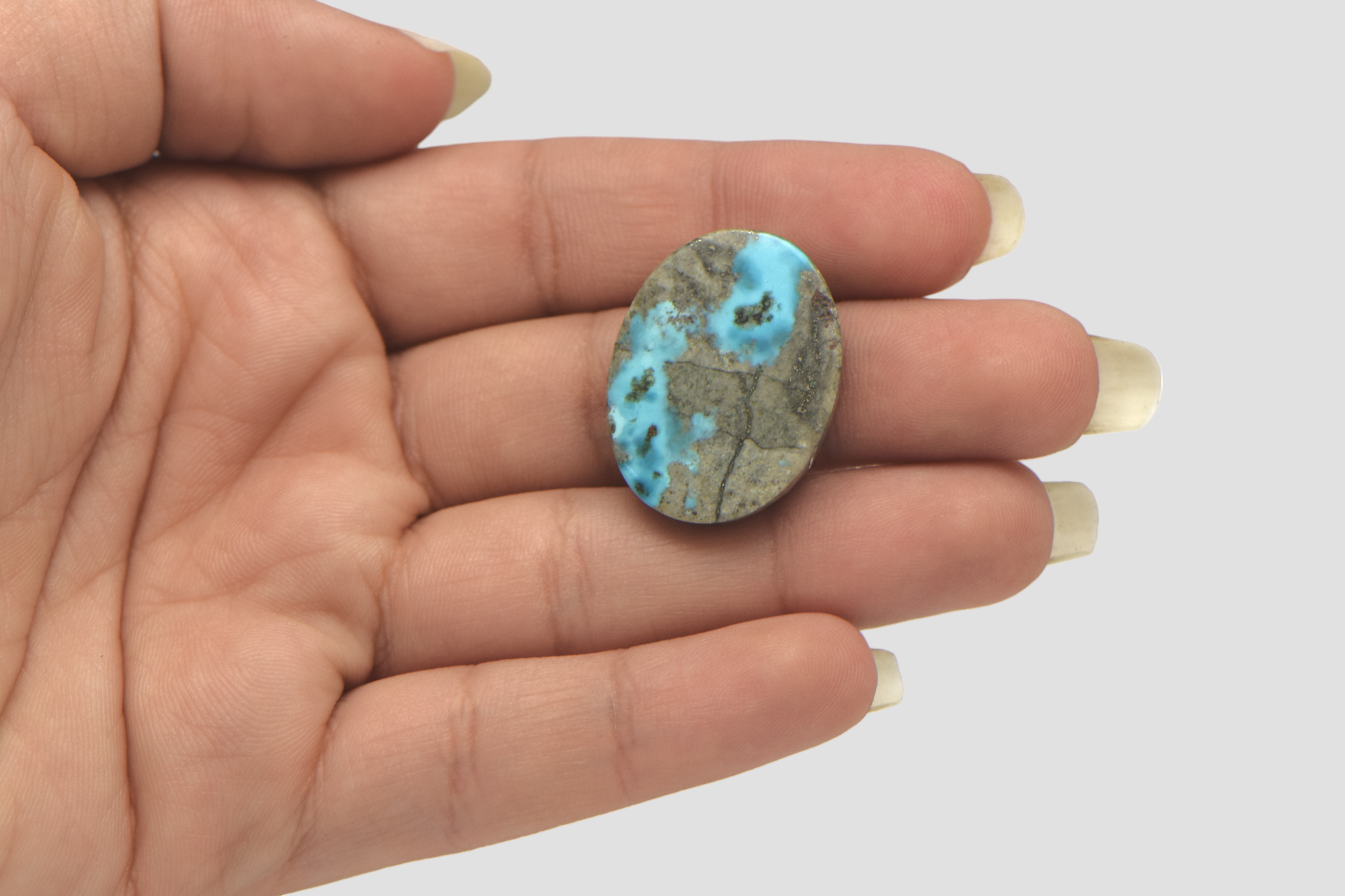 Irani Turquoise - 25.65 Carat / A-Quality