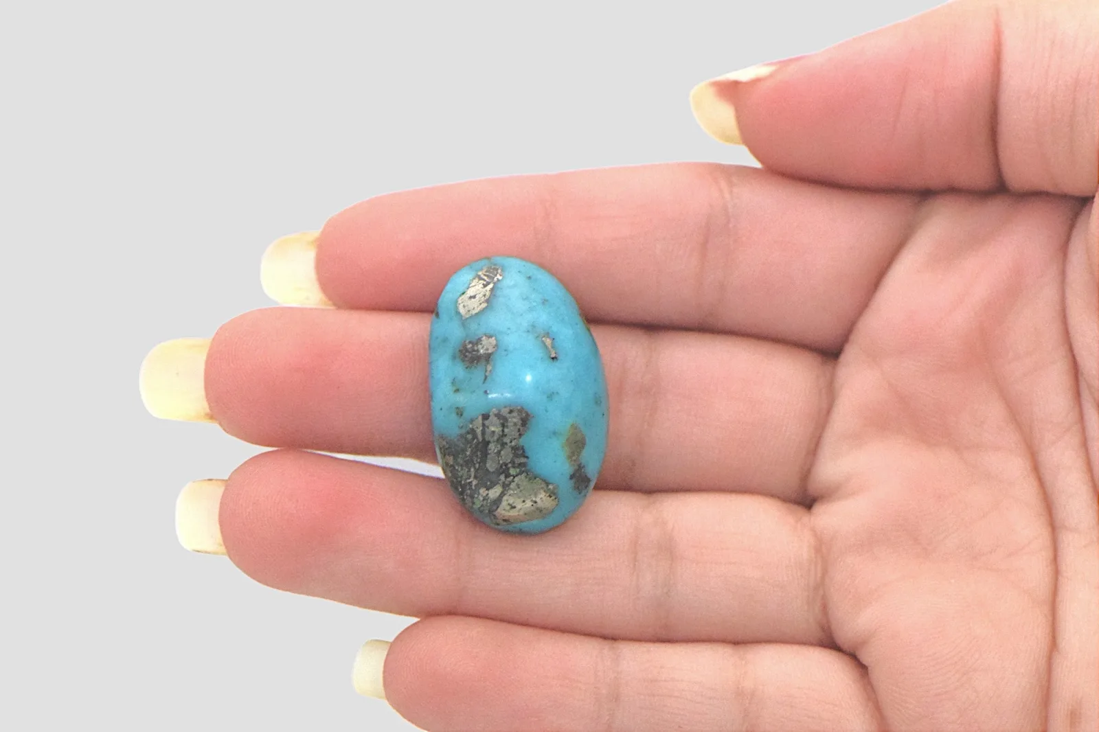 Irani Turquoise - 31.89 Carat / AAA-Quality