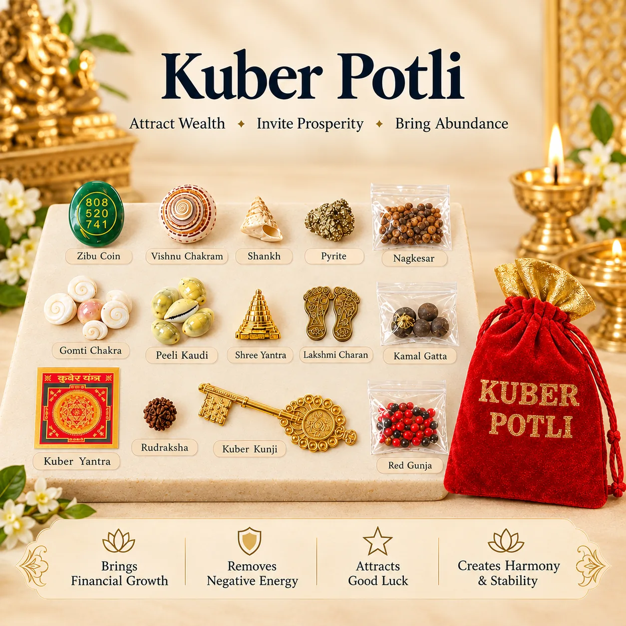 Kuber Potli 14 Items