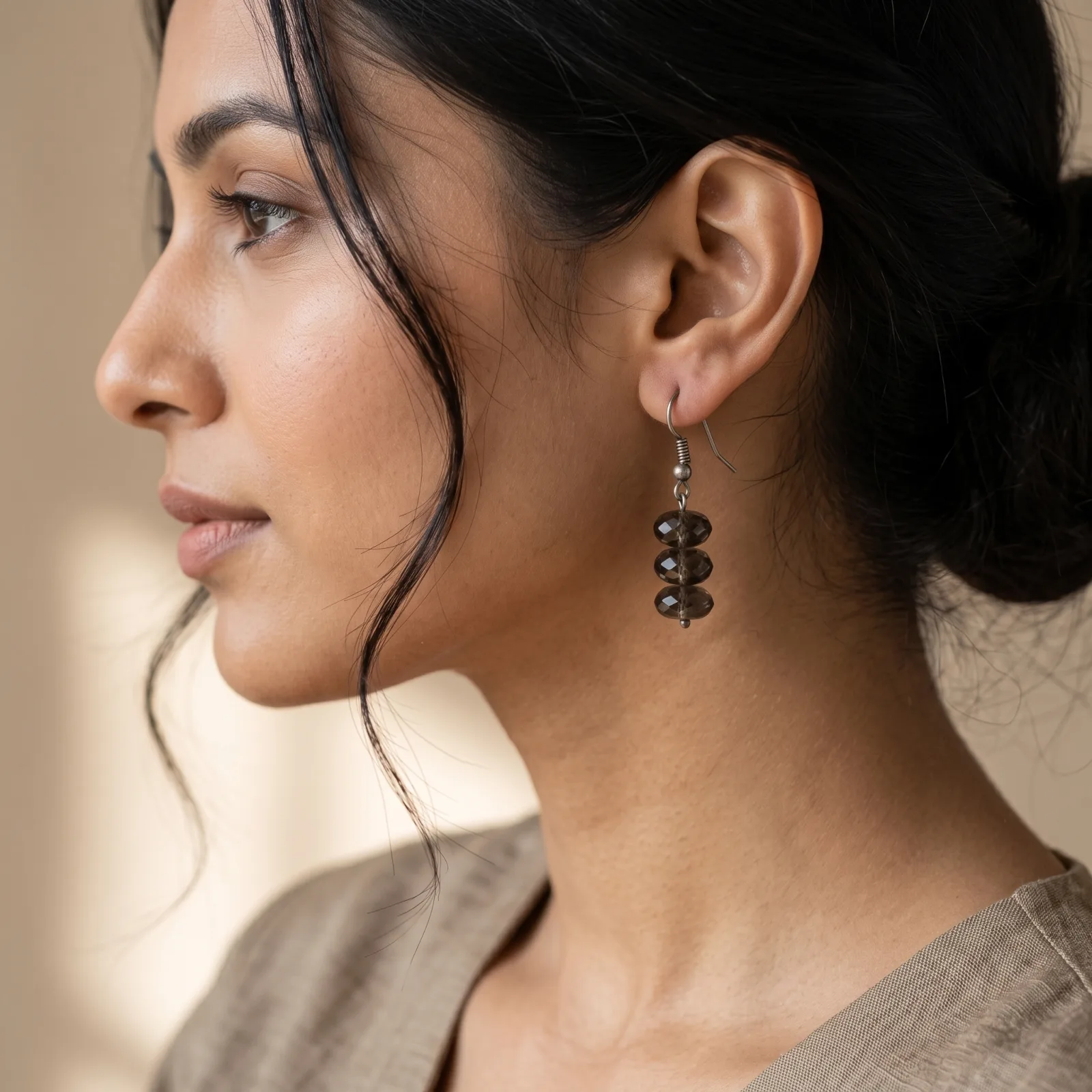 Smoky Quartz Earrings