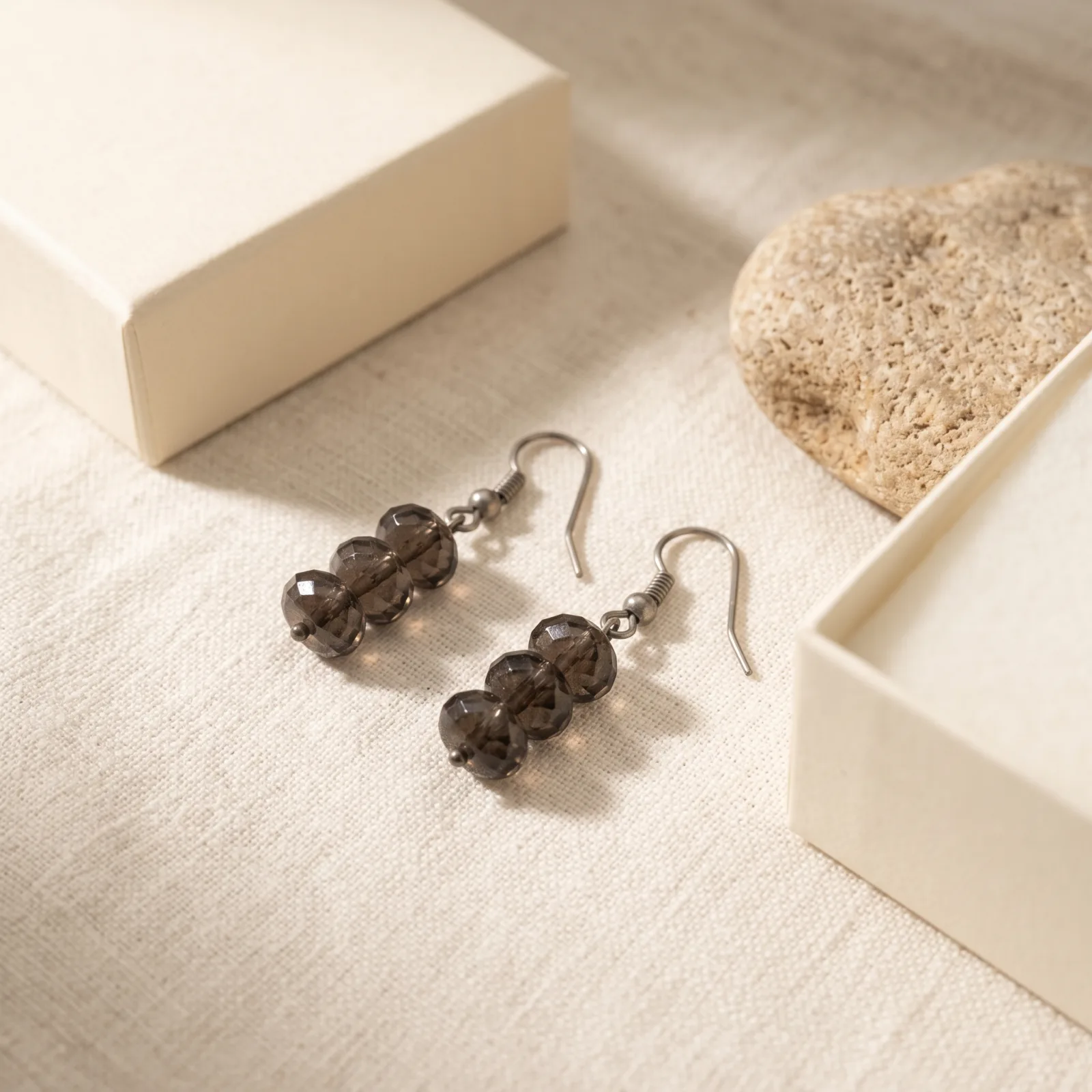 Smoky Quartz Earrings