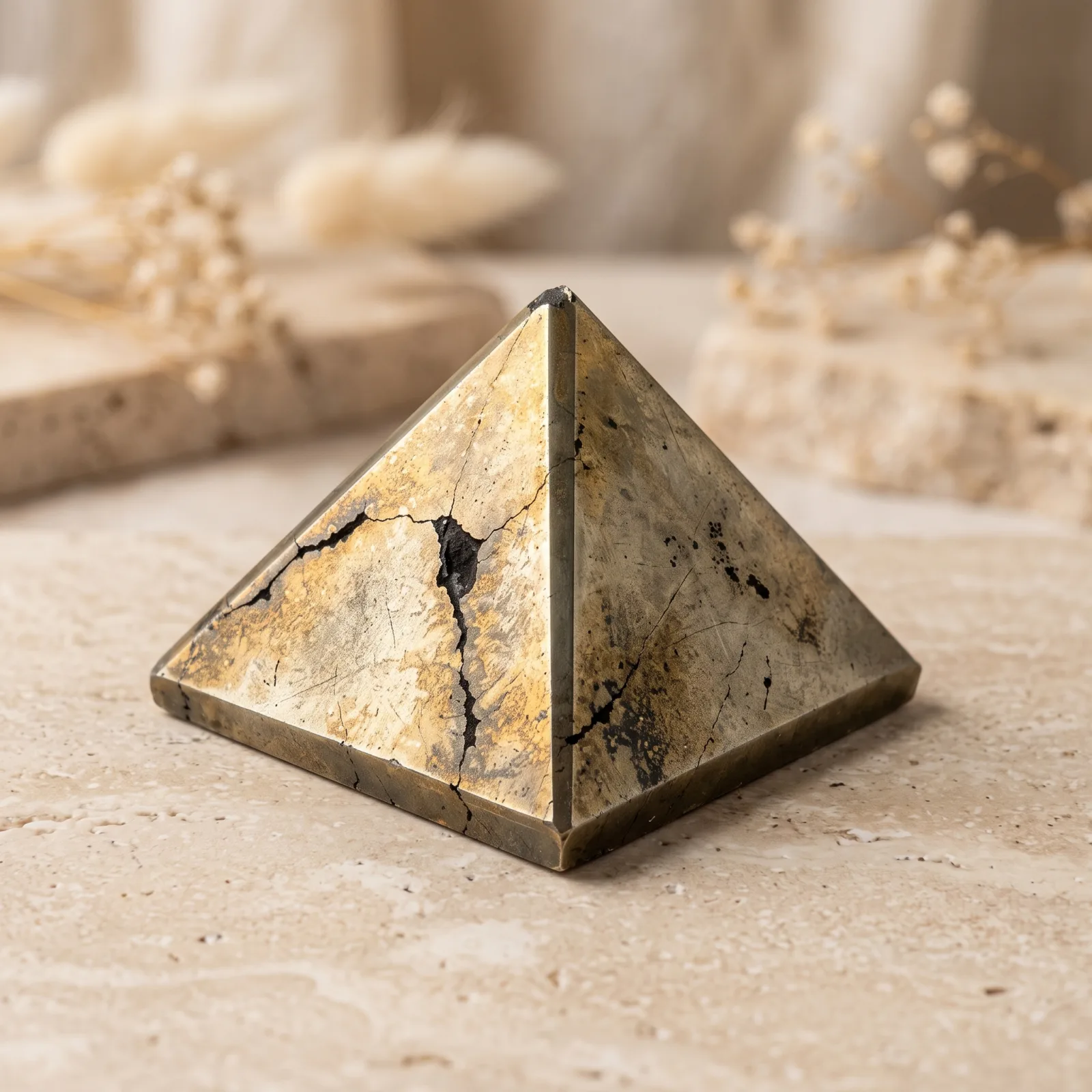 Pyrite Pyramid - 5 cm