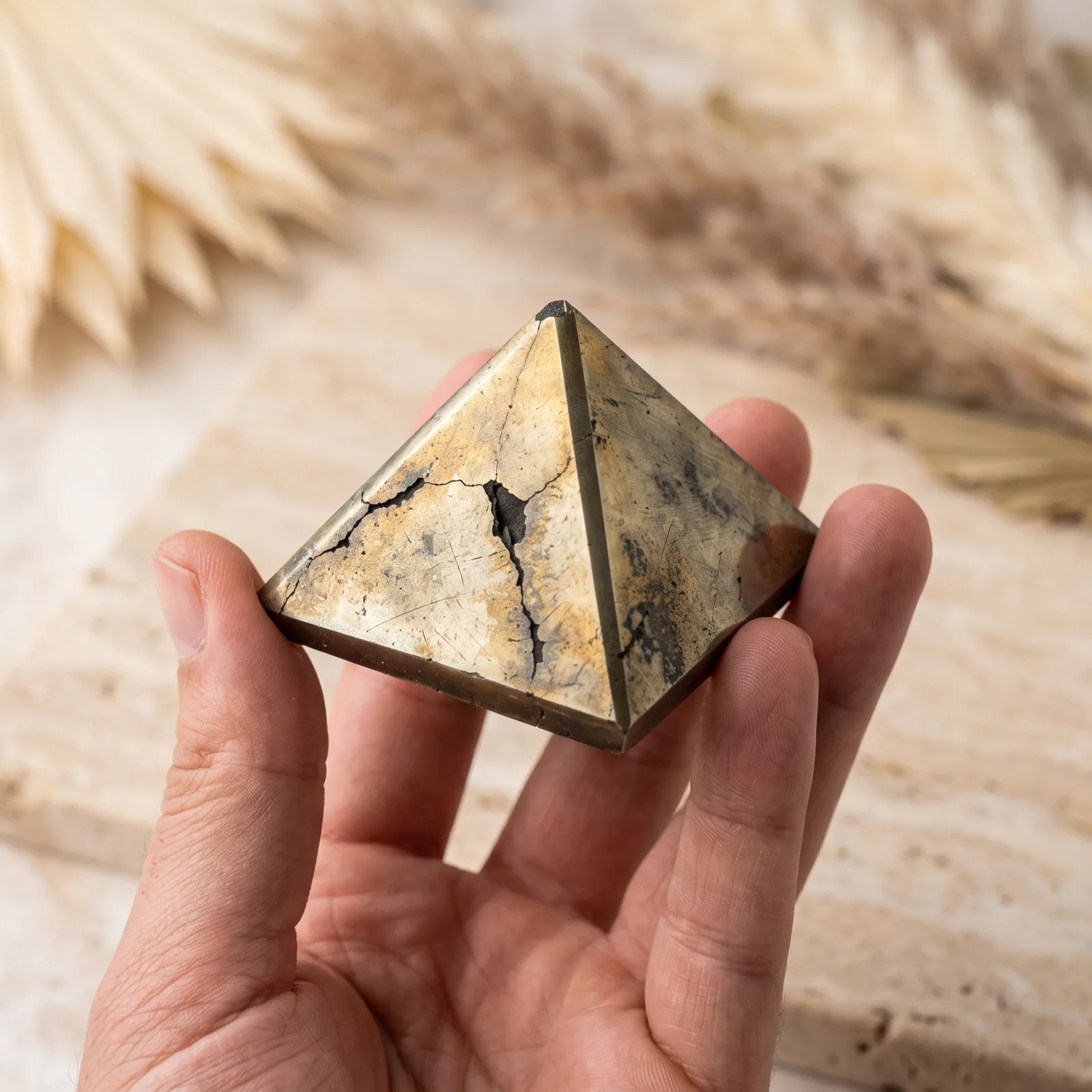 Pyrite Pyramid - 5 cm