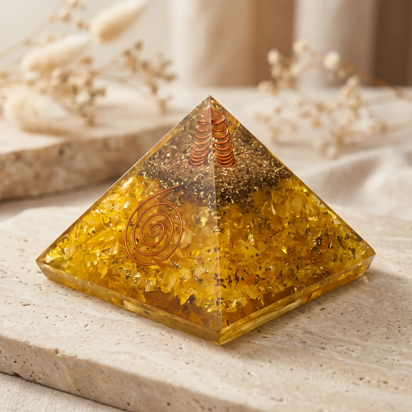 Yellow Aventurine Orgone - 7.5 cm