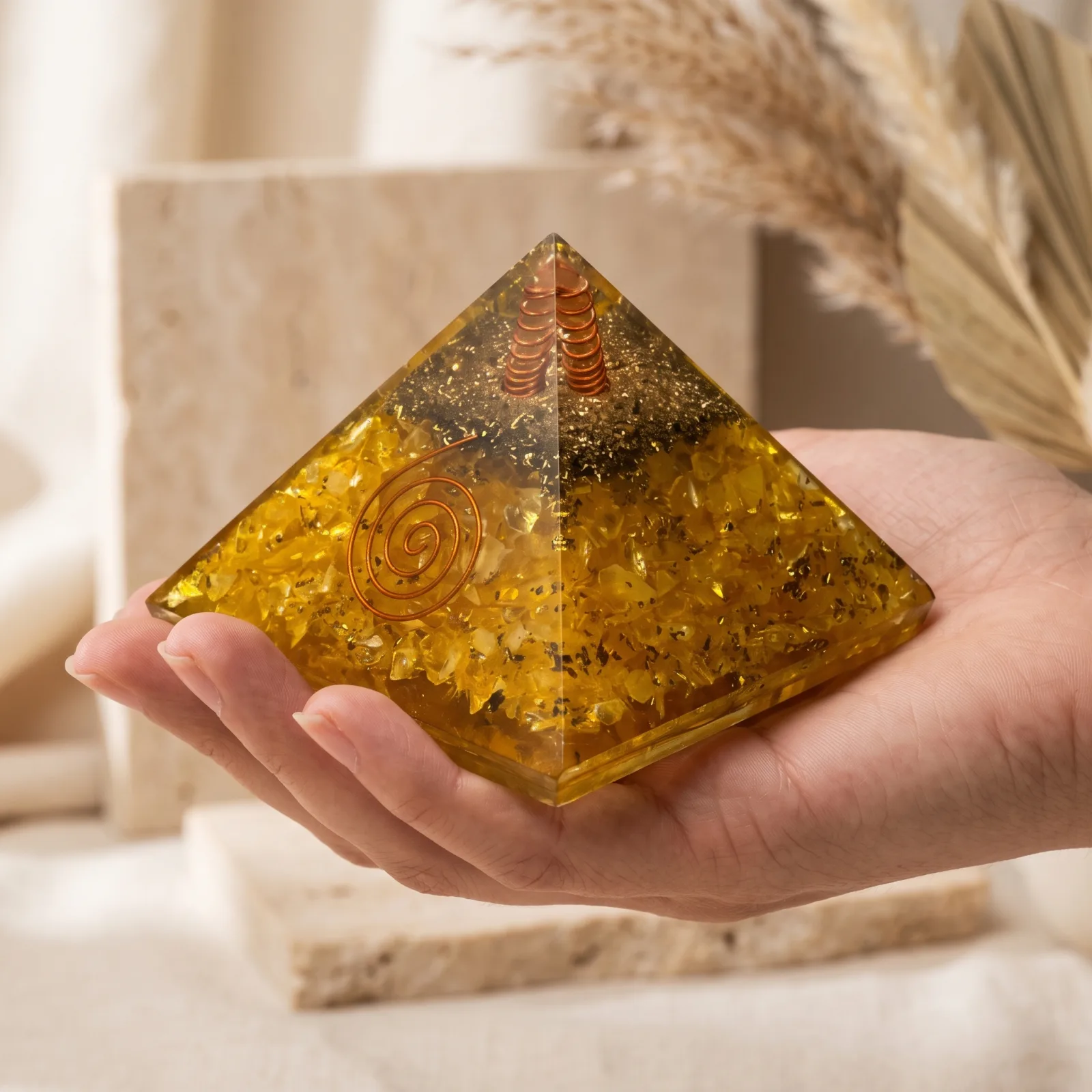 Yellow Aventurine Orgone - 7.5 cm