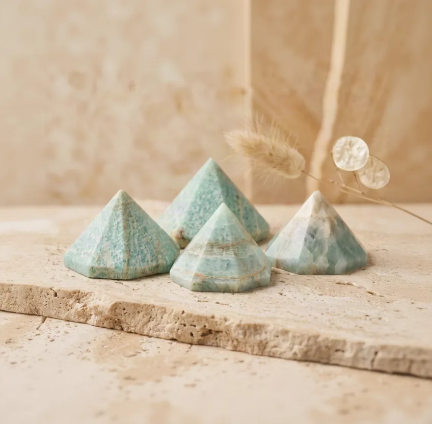 Amazonite Octagon -4 cm