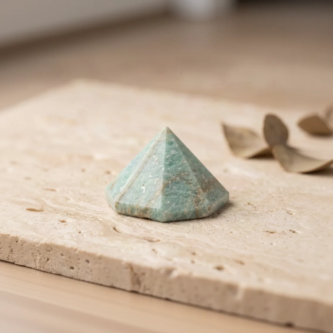 Amazonite Octagon -4 cm