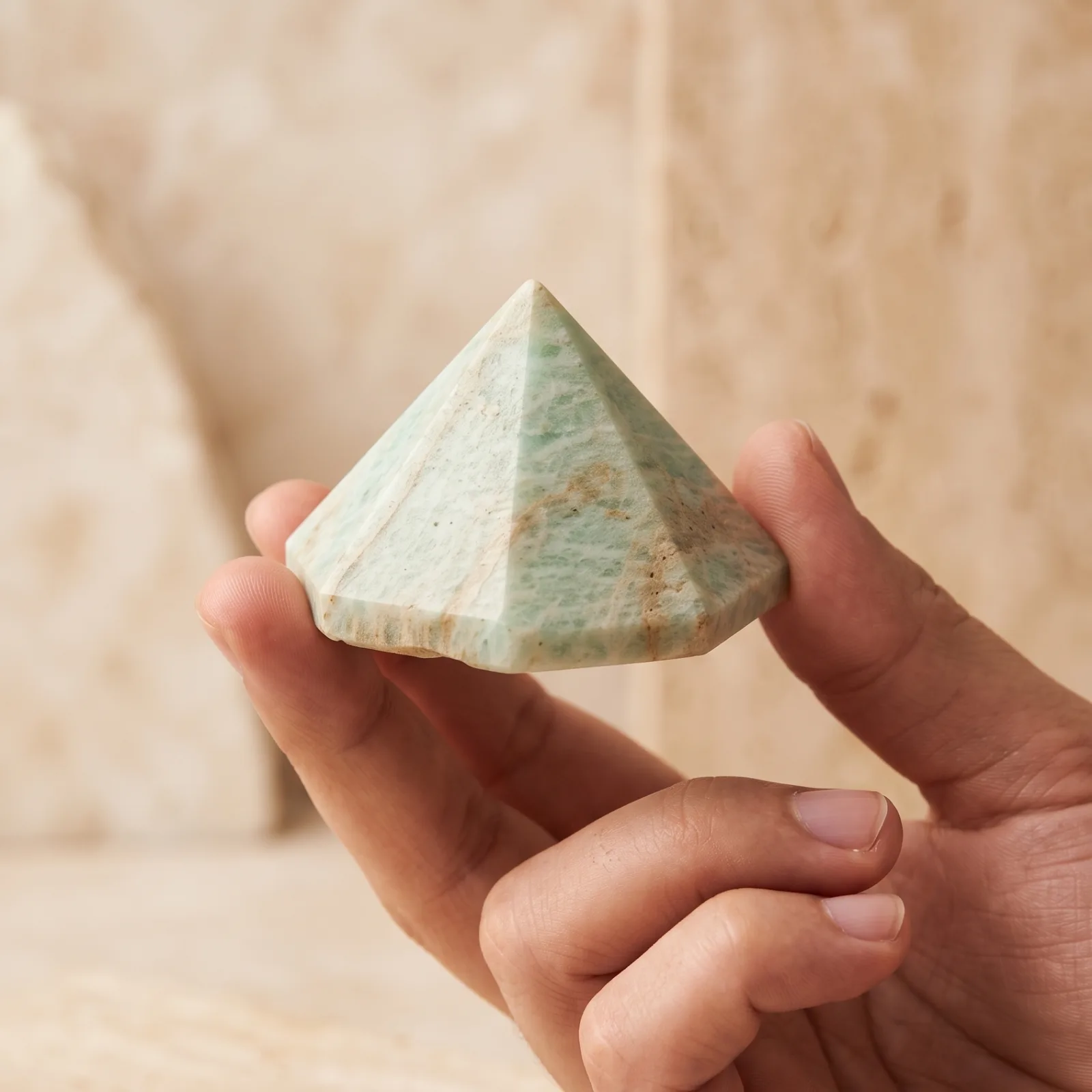 Amazonite Octagon -4 cm