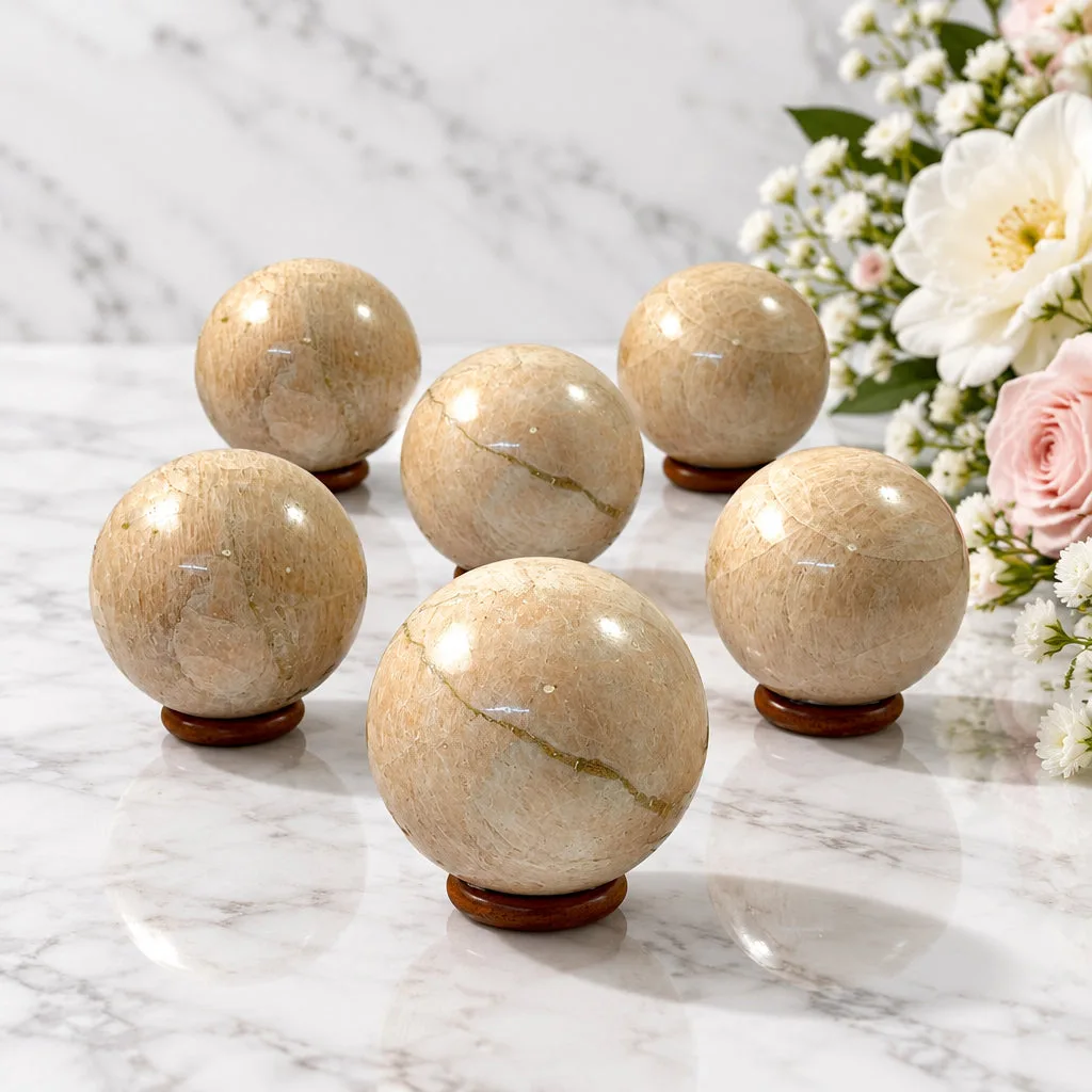 Peach moonstone Ball