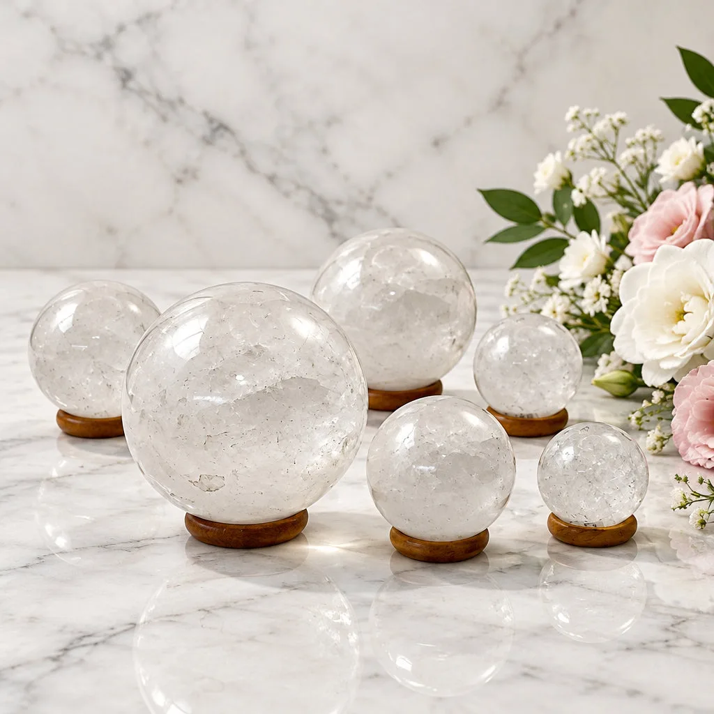 Crystal quartz Ball