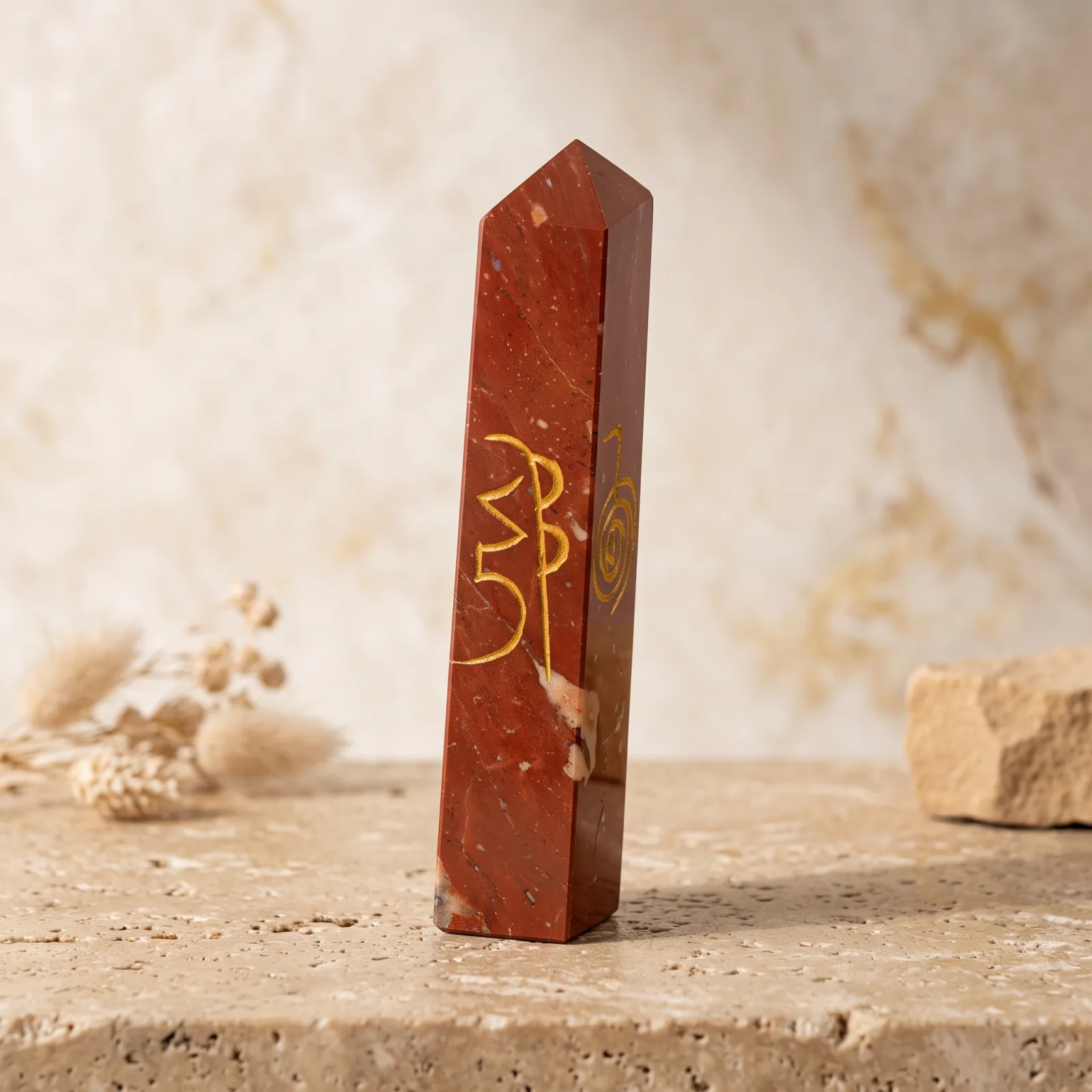 Red Jasper Tower Rekhi