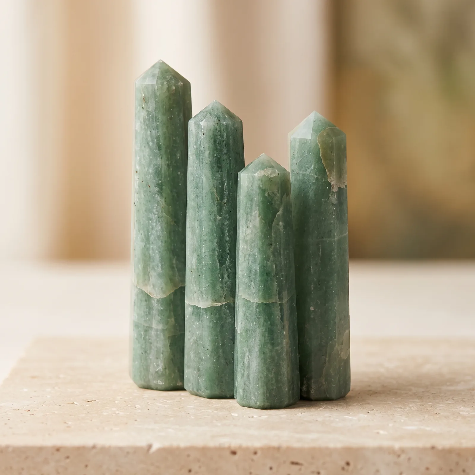 Green Aventurine Pencil