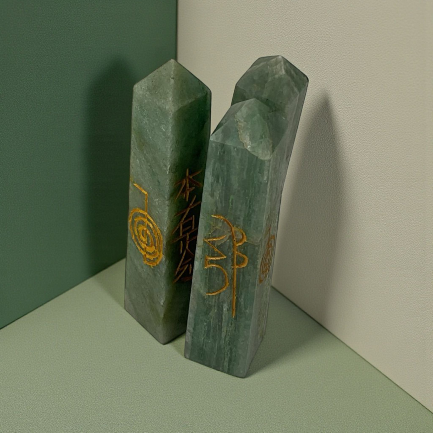 Green Aventurine Reiki Tower