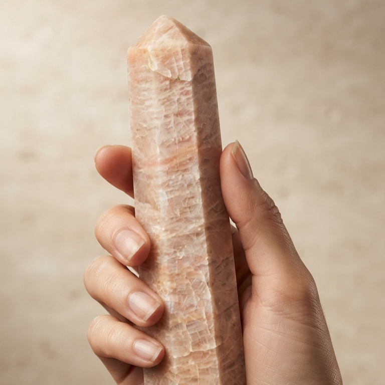 Peach Moonstone Pencil