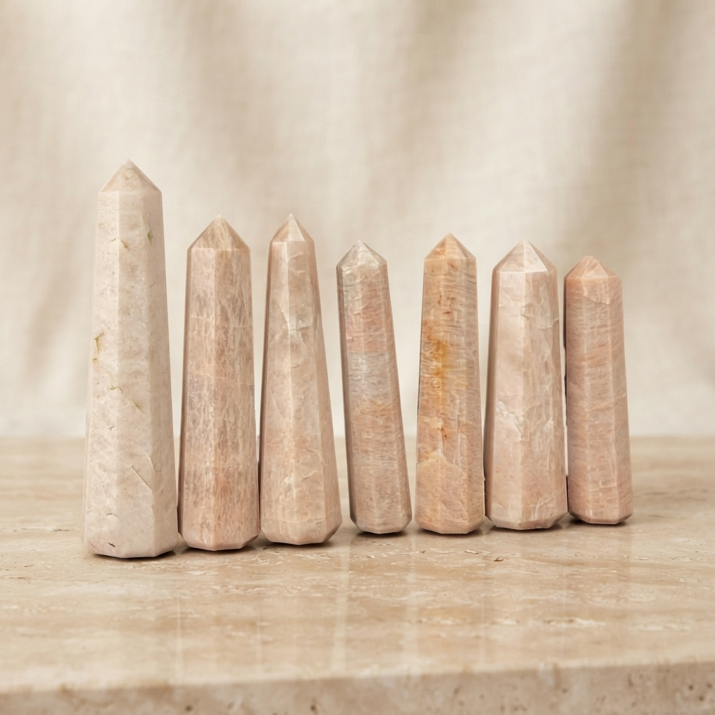 Peach Moonstone Pencil